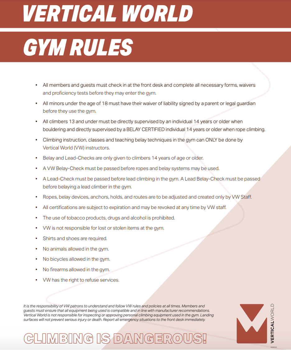 gym rules